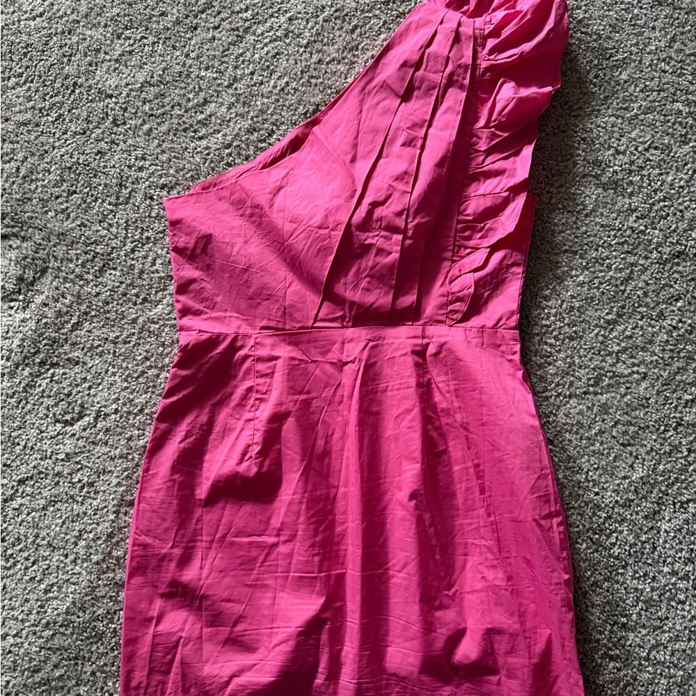 Hello Molly Vibrant Pink Dress